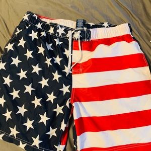 All American Swim Trunks For Men